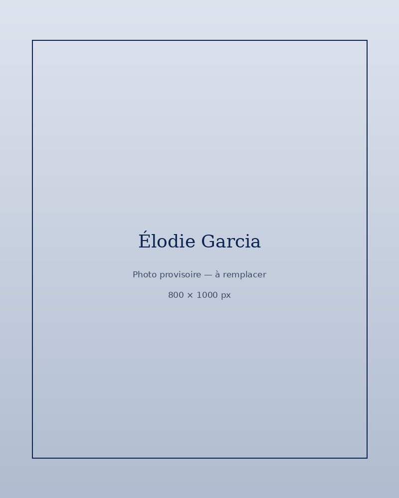 Élodie Garcia (visuel provisoire)